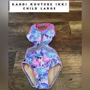 Floral Cutout One-Piece Leotard